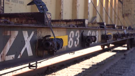 Old-Train-Cars-on-Tracks