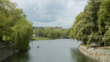 Beautiful-Area-of-Berlin-Kreuzberg-with-lovely-River-in-Spring