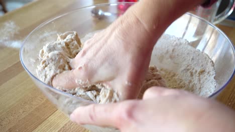 Hand-Mixing-Scone-Ingredients---Batter-in-Bowl-60fps