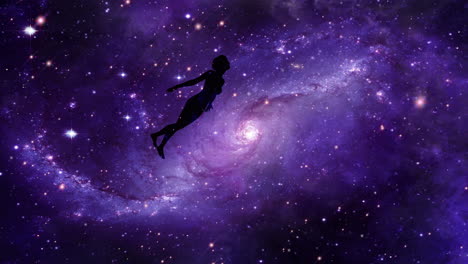 Video-of-silhouette-of-a-person-flying-in-space-depicting-a-soul-flying-or-having-an-astral-projection