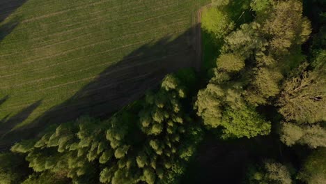 Slow-drone-aerial-flying-over-fields-and-forests-in-the-Courland-of-Latvia