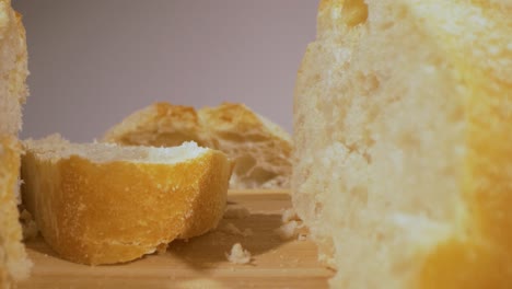 Macro-sliding-view-of-sliced-ciabatta-bread
