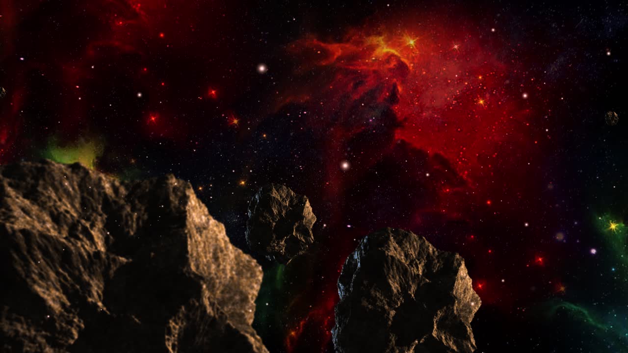Premium stock video - Nebulae, animated nebulae and stars in space ...