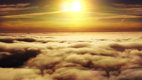 sunrise,-the-sun-appears-between-the-clouds