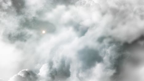 Schwarze-Wolken-Und-Gewitter,-Hintergrund