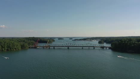 Aerial-view-of-new-bridge-under-construction