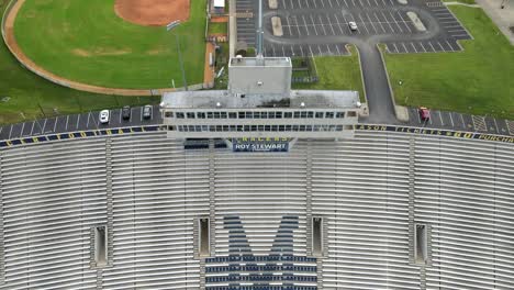 Aerial-footage-of-Roy-Stewart-Stadium-at-Murray-State-University-in-Murray-Kentucky