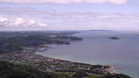 Península-De-Boso-Y-Montañas-Costeras-En-La-Prefectura-De-Chiba,-Japón-Durante-El-Día