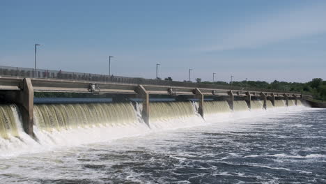 Hydroelectric-dam---blue-sky-in-the-background