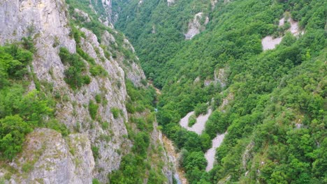 Bregava-River-Flowing-Through-A-Valley-In-Rural-Bosnia-and-Herzegovina