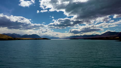 épico-Lago-Drone-Ruataniwha-Cuenca-Mackenzie-Nueva-Zelanda-Isla-Sur