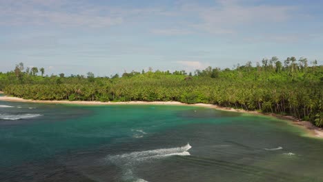Dschungel,-Meerpanorama-Von-Mentawai-Indonesien