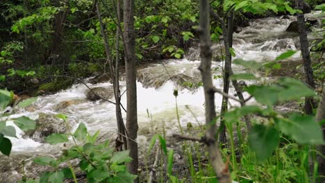 Slider-shot-of-water-rapids-in-a-river-of-the-Estes-Park-in-Colorado