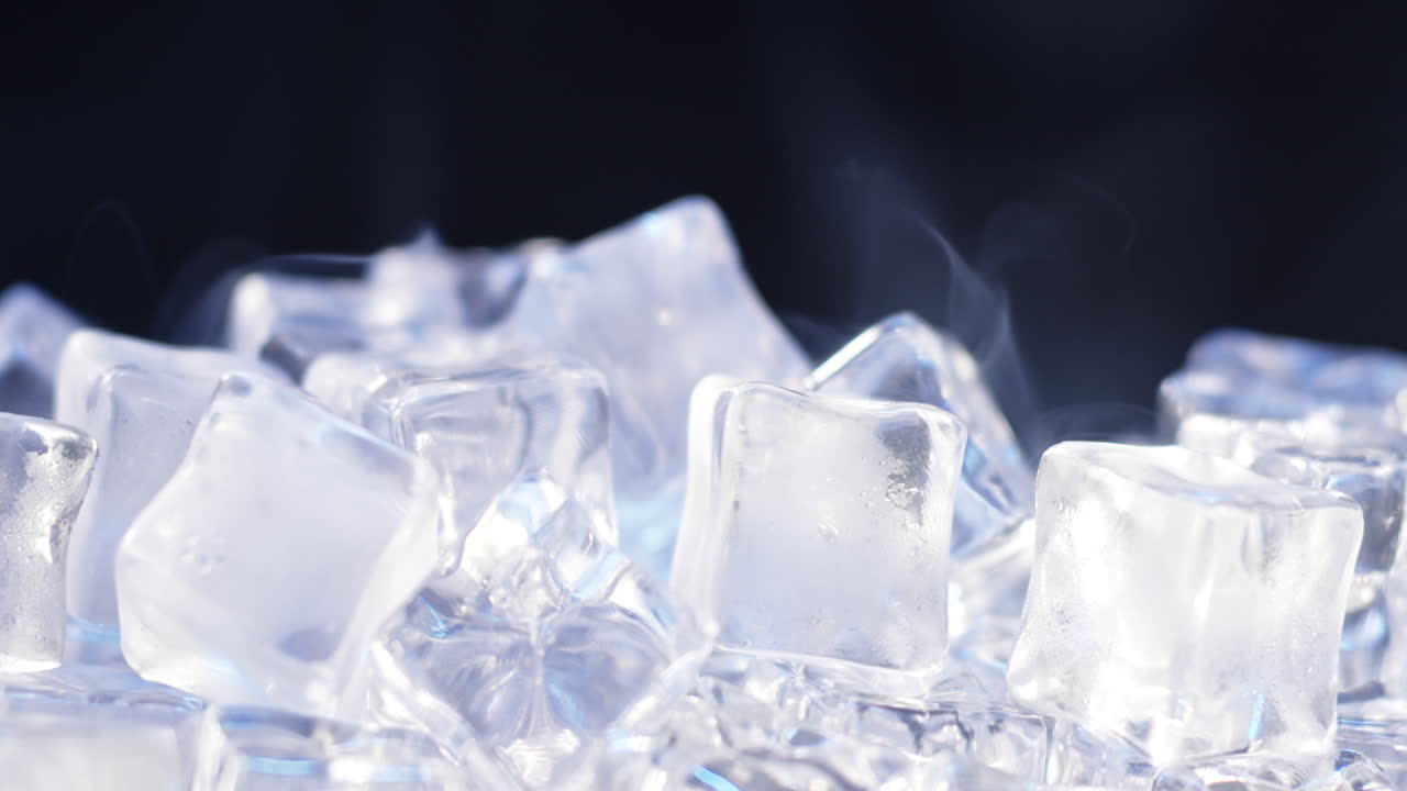 giant ice cubes melt slower . . .