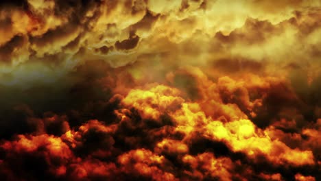 Sammlung-Von-Hellen-Und-Dunklen-Wolken-Sonnenuntergang-Hintergrund,-Zeitraffer