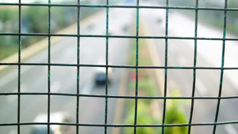 road-safety-wire-fence-with-background-blur