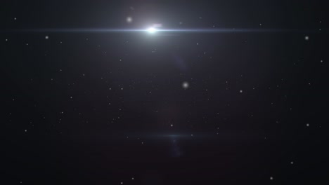 Optische-Fackeln,-Helle-Sterne-Bewegen-Sich-Im-Weltraum