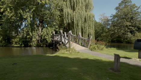 Small-bridge-in-beautiful-park-in-summer
