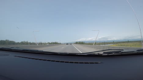 Driving-Through-Alaska-on-Highway