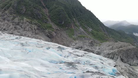 Aerial-Footage-of-icy-glacier
