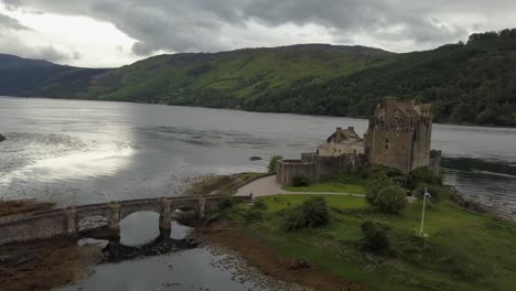 Eilean-Donan-Castle-in-Scotland-by-drone