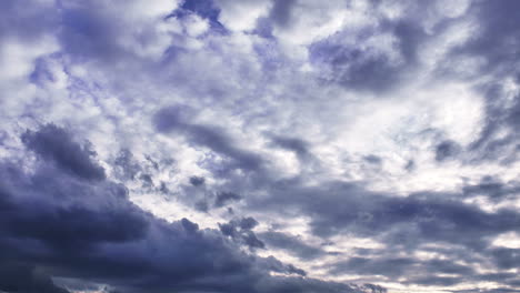 Time-Lapse-of-Dramatic-Build-up-of-Tropical-Monsoon-Cloudy-Sky