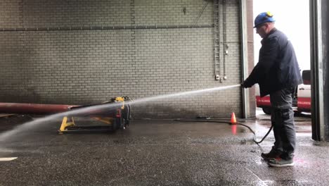 Spray-and-cleaning-with-a-hose