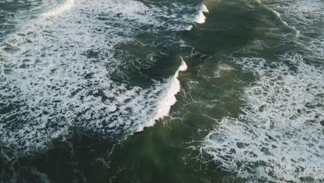 Drone-footage-of-a-beautiful-beach-over-the-coast-of-Brazil