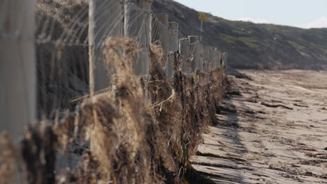 Coastal-beach-wire-fence-to-help-erosion-of-the-dunes