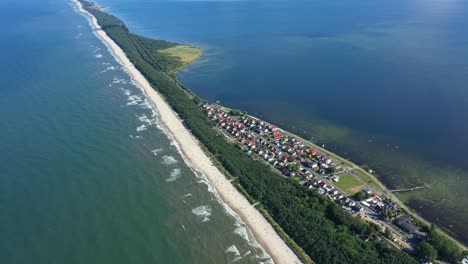 Strand-In-Der-Schönen-Stadt-Chalupy-Resort-In-Polen