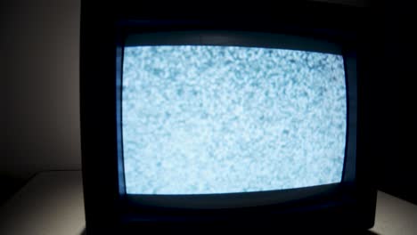 Old-analog-TV-with-static-as-a-picture