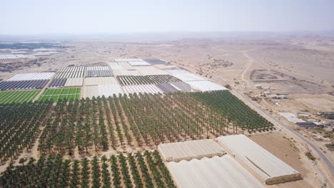 Extreme-Wide-Shot-of-Arava-Desert-in-Israel-Overlooking-Agriculture-Fields-02