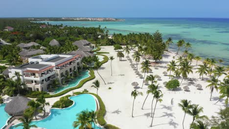 Low-altitude-flight-over-the-pool-of-one-of-the-Juan-Cana-Cap-Cana-resorts