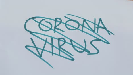 Corona-Virus-scribbling-out-text-4K