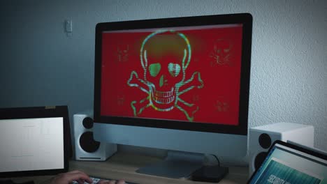 Hacker-programs-a-dangerous-computer-virus