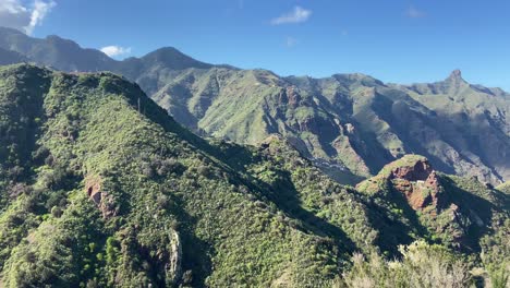 área-Natural-Protegida-Del-Parque-Rural-De-Anaga-En-El-Noreste-De-Tenerife,-Islas-Canarias