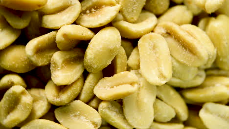 Close-up-of-salted-peanuts-rotating