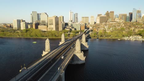 vista aérea panorâmica do distrito financeiro de boston, centro histórico, beacon  hill e charles river 6923973 Foto de stock no Vecteezy