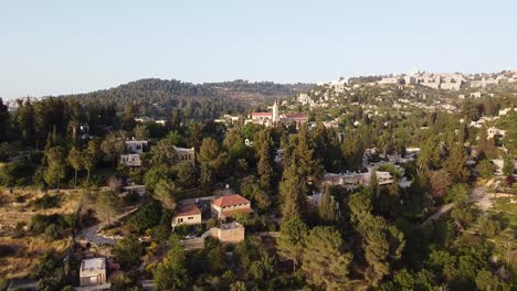 Flying-the.-drone-in-Ein-Karem-Israel
