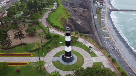 Drone-video-of-a-light-house-in-Miraflores
