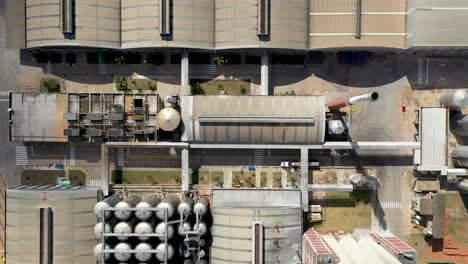 Aerial-view-of-brewery,-brewery
