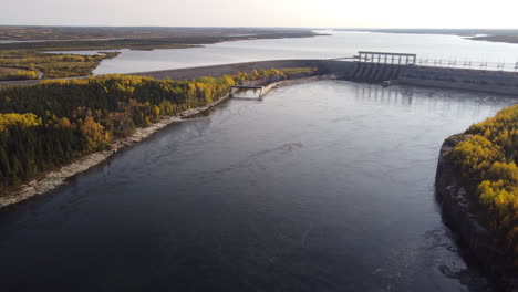Luftbild-Rund-Um-Lg1-Wasserkraftwerk-Eeyou-Istchee-Baie-james-Quebec-Kanada