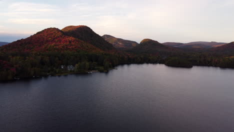 Drone-Aerial-view-of-lac-superieur-quebec