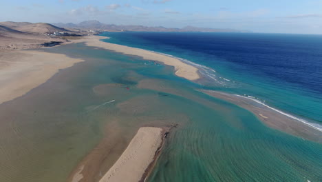 Fuerteventura---Sotavento-Beach,-Canary-Islands,-Spain