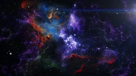Coloridas-Nubes-Nebulosas-En-El-Universo
