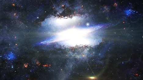 Una-Galaxia-Flotando-En-El-Espacio-4k