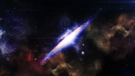 4k-Galaxie-Bewegt-Sich-Im-Großen-Weltraum