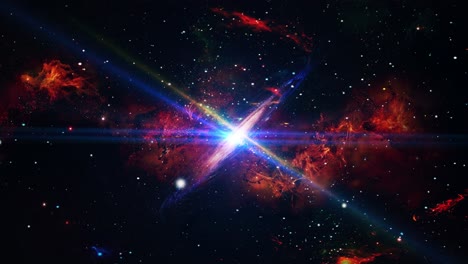 4k-Galaxia-Y-Nebulosa-Giran-En-El-Universo
