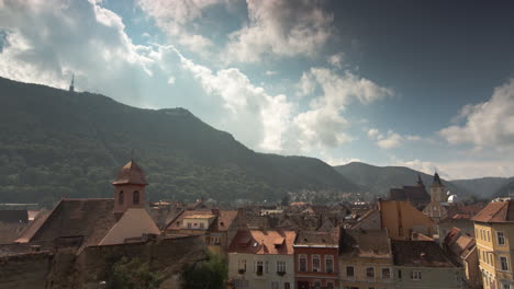 Stunning-timelapse-of-Brasov,-Romania