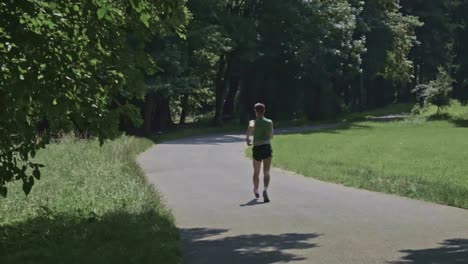 Tireless-race-walker-training-in-nature
